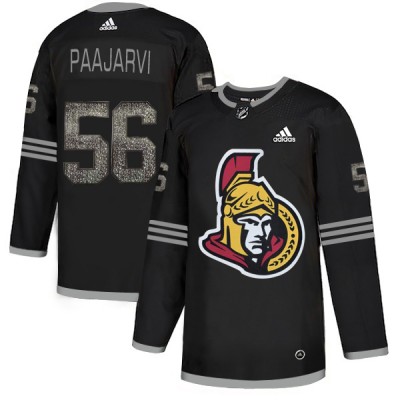 Adidas Ottawa Senators #56 Magnus Paajarvi Black Authentic Classic Stitched NHL Jersey